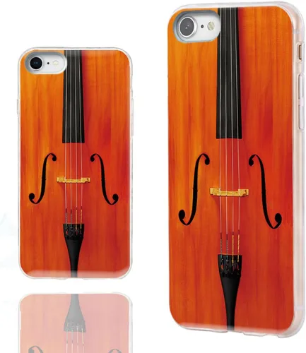 Vista 9 de Funda protectora delgada de goma TPU suave para iPhone SE 2022/2020/8/7/6S/6, funda protectora de goma TPU suave, lindo perro corgi de dibujos Un