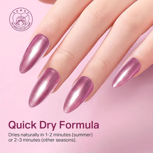 Vista 17 de MIZHSE Esmalte de uñas blanco perla de secado rápido, esmalte de uñas