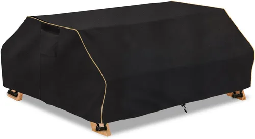 Vista 13 de Bitubi Funda para Mesa de Patio Rectangular/Ovalada de 60 Pulgadas, Funda para Mesa de Comedor Exterior Resistente e Impermeable para Invierno