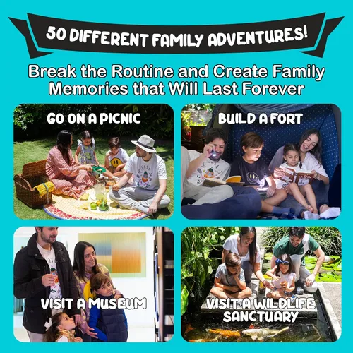 Vista 2 de Las 50 mejores actividades familiares - 50 divertidas aventuras familiares de rascar y juegos familiares para vínculos profundos - Diversión