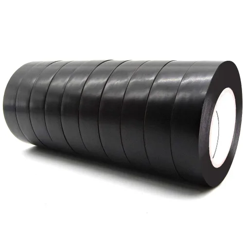Vista 11 de Maveek 10 rollos de cintas eléctricas de PVC, autoadhesivas, impermeables, aislantes amarillas, clasificadas hasta 600 voltios y 176 °F, 0.6 x 49.2