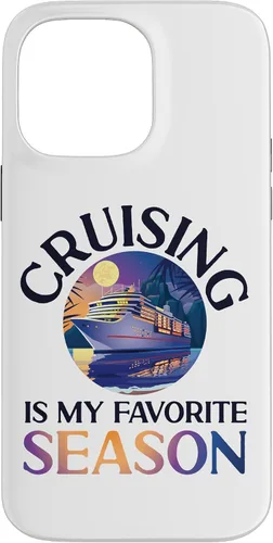 Vista 21 de iPhone 16 Cruise Ship Vacation Girl Cruising Is My Favorite Season Case