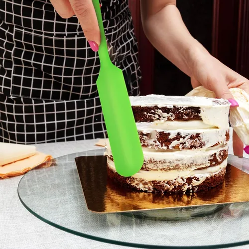 Vista 4 de SEWACC Thick Food-grade Silicone Jar Spatula Dual-sided Scraper for Baking Mixing Sourdough Heat-resistant Kitchen Tool for Cooking and Salad