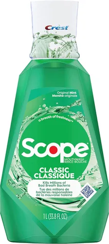 Vista 4 de Crest Scope Classic - Enjuague bucal fórmula original, 16.9 onzas líquidas