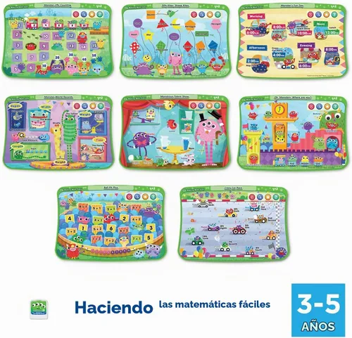 Vista 3 de VTech Toca y aprende Escritorio de actividades 4 en 1 Paquete de expanxión para Preescolar II para 3 a 5 años
