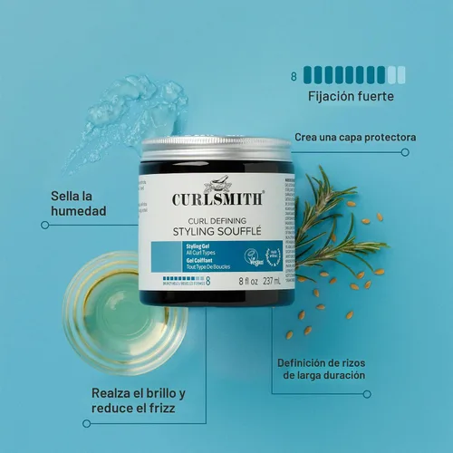 Vista 3 de CURLSMITH - Curl Defining Styling Soufflé - Vegan Medium Hold Styling Gel