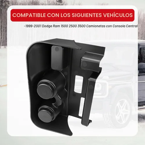 Vista 5 de Soporte para vasos de repuesto para Dodge Ram 1500 2500 3500 1999-2001