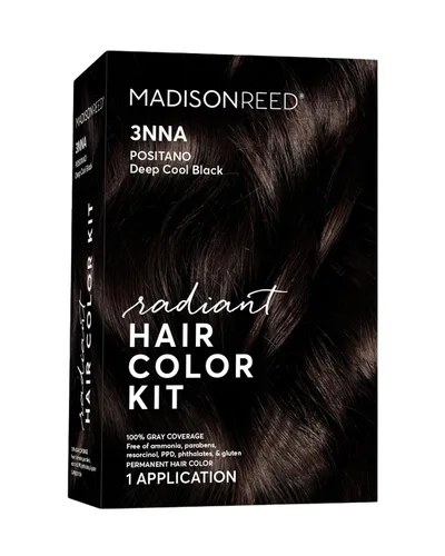 Vista 81 de Madison Reed - Kit de tinte radiante para el cabello, tinte permanente para el cabello, 100 % cobertura de canas, sin amoníaco, negro Parma 2.5NNN