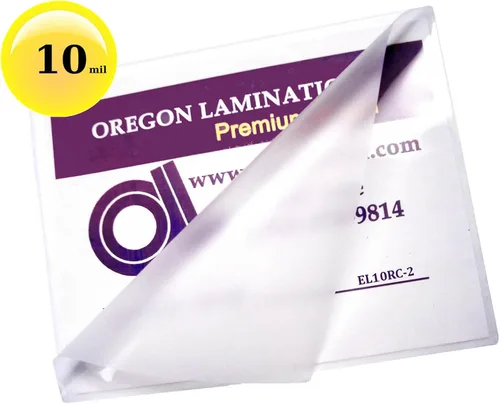 Vista 2 de Cantidad 100 10 Mil Menú Bolsas Laminadoras 12 x 18 Caliente 12x18 305mm x 457mm x 250 microns thick, For up to 11.75" x 17.75" sheets, Clear Gloss