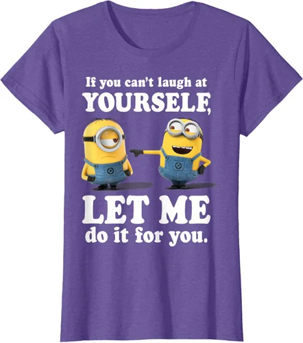 Vista 25 de Camiseta gráfica de Minions de Mi villano favorito: Ríete de ti mismo Negro