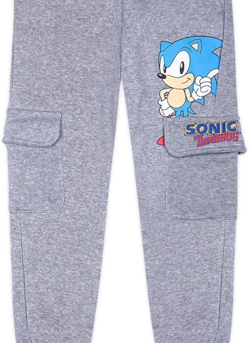 Vista 4 de Sega Sonic The Hedgehog - Paquete de 2 pantalones deportivos para niños pequeños y pequeños, multicolor