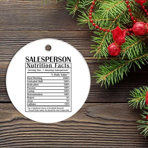 Vista 2 de Adornos de cerámica, regalos de agradecimiento, adorno de Navidad, recuerdo de vendedor, datos nutricionales, adorno de inauguración de la casa