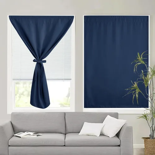 Vista 74 de RYB HOME 2 paneles 100% opacos para puerta de aula, 8 pulgadas de ancho x 36 pulgadas de largo, color beige biscotti, sin taladro, para ventana