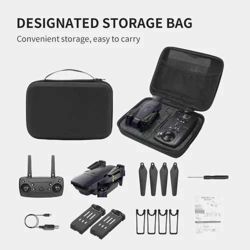 Vista 3 de Black Falcon 4k Drone con cámara 2026 Quadcopter Drones para niños, dron para adultos, principiantes y profesionales Imágenes y videos HD