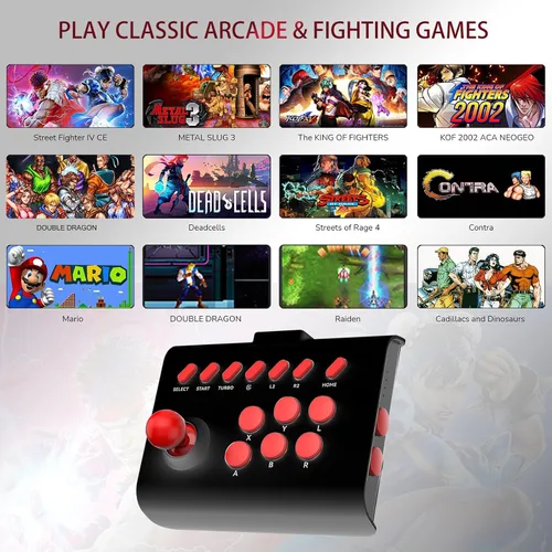 Vista 6 de arVin Arcade Fight Stick Joystick Game Controller for iPhone iOS Android PC Fighting Stick for Nintendo SwitchPS3PS4 Arcade Rocker Gamepad with