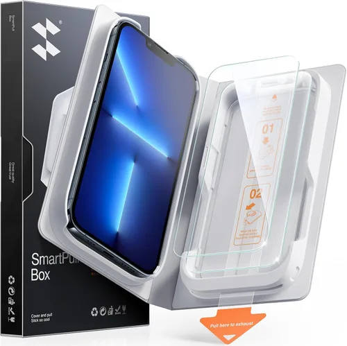 Vista 15 de SMARTDEVIL Paquete de 2 protectores de pantalla de vidrio templado para iPhone Air, protección antirroturas de grado militar, dureza 9H, película