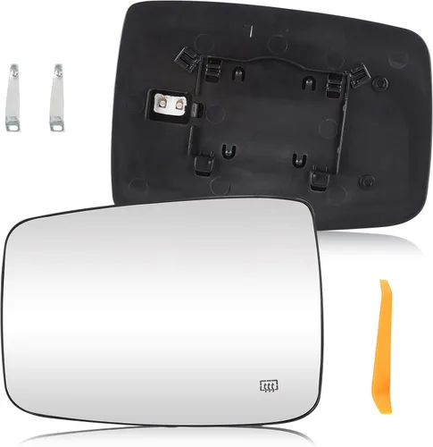 Vista 8 de Espejo Lateral Calentado para Conductor Izquierdo y Pasajero Derecho con Placa de Soporte Compatible con Dodge Ram 1500 2009-2017, Ram 2500