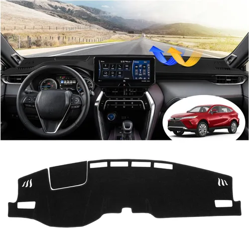 Vista 103 de FIILINES Cubierta para tablero Compatible con Mazda 3 2010-2013 Accesorios Tapete para tablero para Mazda 3 Accesorios Tapete para salpicadero