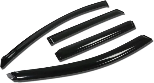 Vista 29 de Auto Dynasty Protectores de lluvia con cinta adhesiva compatible con Sentra B15 4DR 2000-2006 4 piezas deflector de visera de ventilación de ventana