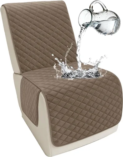 Vista 42 de Arfntevss Fundas para sofá seccional reclinable para sofá seccional en forma de L, funda antideslizante lavable para sofá reclinable con forma de L