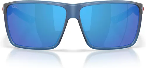 Vista 13 de Costa Del Mar Gafas de sol rectangulares Rincon II para hombre Marrón Mate Humo/Gris 20.46 oz