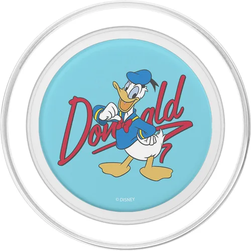 Vista 2 de Disney Mickey y sus amigos Donald Duck Signature Retrato PopSockets MagSafe PopGrip para iPhone