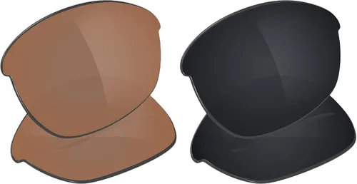 Vista 22 de Galvanic Replacement Lens for Oakley Half Jacket 2.0 OO9144 Half Jacket 2.0 Asian Fit OO9153 Sunglasses - Multiple Choices 24K