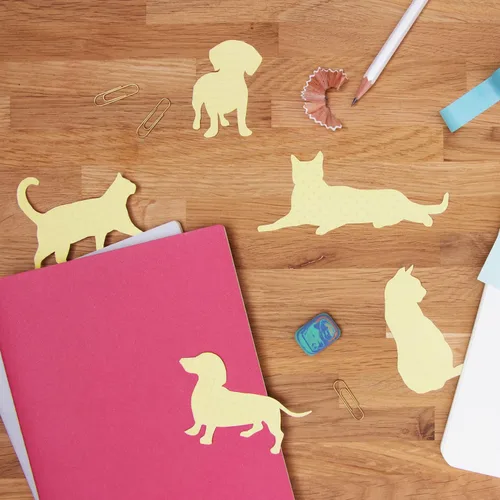 Vista 4 de Notas adhesivas de buen diseño para gatos, regalos de gato para mujeres, papelería de oficina y accesorios de escritorio en casa, almohadillas