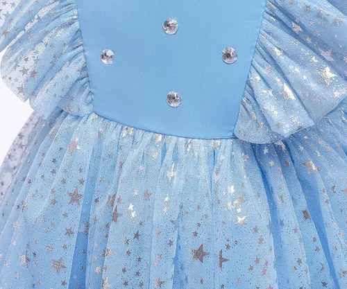 Vista 5 de Nileafes Vestido de princesa para niñas pequeñas, vestido de tutú de fiesta