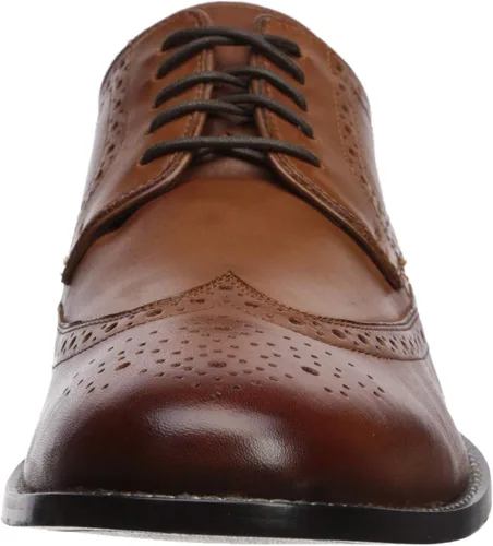 Vista 2 de Nunn Bush Nelson Wing Tip Oxford - Vestido casual con cordones para hombre