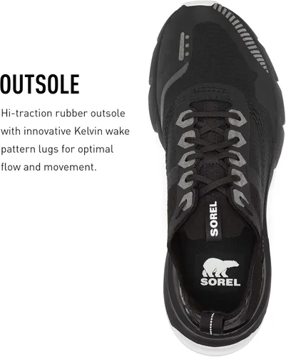 Vista 4 de Sorel Kinetic Rush Ripstop - Tenis para mujer, cuero y nailon