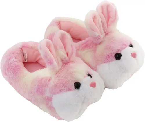 Vista 2 de Millffy Bunny Slippers for Women Warm Funny Slippers House Shoes Rabbit Plush Slippers