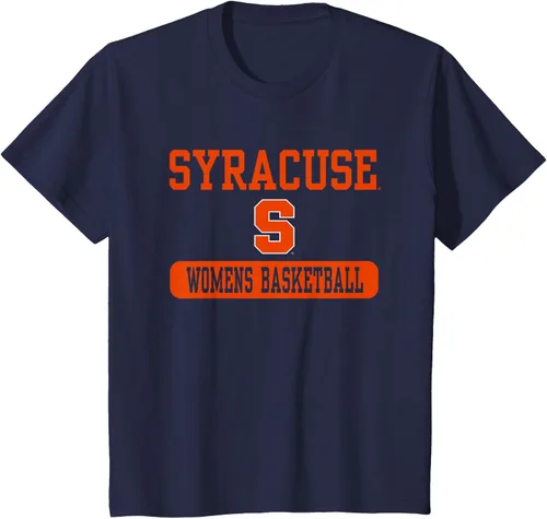 Vista 15 de Camiseta de baloncesto naranja de Syracuse para mujer con licencia oficial, Negro