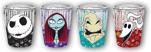 Vista 12 de Silver Buffalo Avatar the Last Airbender con Aang, Katara, Toph, Appa y Momo - Paquete de 4 mini vasos, 1.5 onzas