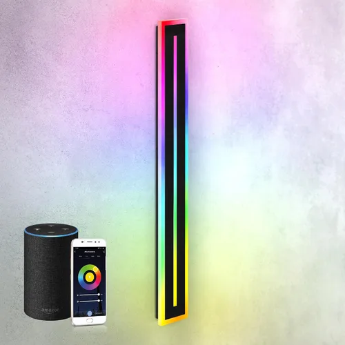 Vista 10 de ASD Lámpara LED de montaje en pared de 18 pulgadas de largo, aplique lineal para exteriores e interiores 3CCT, regulable, impermeable
