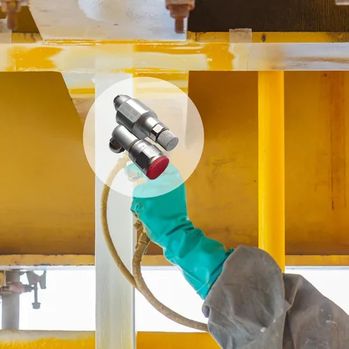Vista 6 de Gra-co 287030 Válvula de cierre de extensión de junta giratoria Válvula antiescupir Airless Spray Adapter Joint para pulverizadores de pintura sin