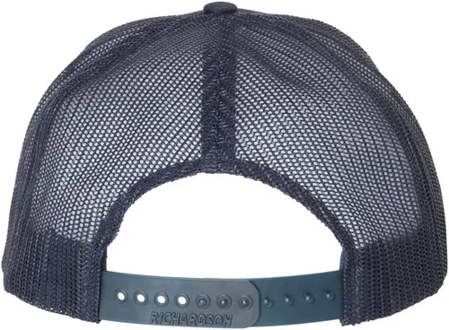 Vista 2 de Sombrero de camionero de seguridad Gorra de malla de malla con bordado estructurado ajustable para oficial de guardia