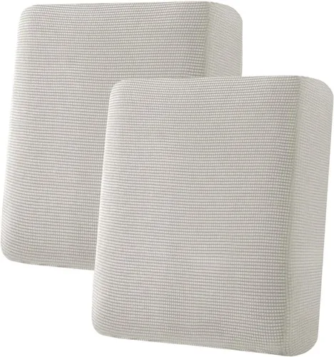 Vista 203 de H.VERSAILTEX Fundas de Cojín de Asiento Individuales Super Elásticas Fundas de Sofá Fundas de Cojín de Sofá Fundas Deslizables Juegos Tela de Sarga