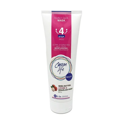 Vista 11 de Carson Life Acondicionador para cabello rizado, sin parabenos ni sulfatos, 10 onzas, diseñado para cabello rizado y ondulado, manteca de karité