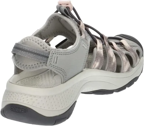 Vista 6 de KEEN Astoria West - Sandalias deportivas con puntera cerrada para mujer, Negro Gris
