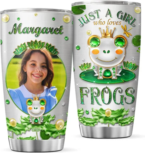 Vista 12 de CUBICER Vaso de café para parejas, taza de viaje floral con tapa, regalos de cumpleaños para mujeres, esposa, novias, adultos, vasos con aislamiento