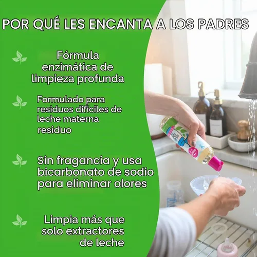 Vista 2 de Dapple Baby - Botella de jabón para extractor de leche - 8 onzas líquidas