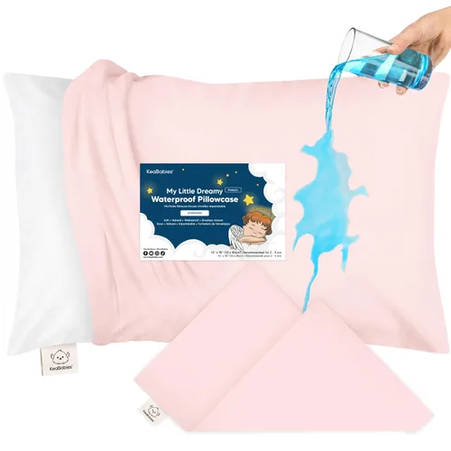 Vista 29 de KeaBabies Funda de almohada para niños pequeños de 13 x 18 pulgadas, funda de almohada de algodón orgánico para niños, niñas, funda de algodón suave