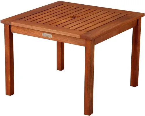 Vista 4 de Mesa auxiliar de madera para exteriores, mesa auxiliar, muebles de piscina para patio (gris madera flotante)