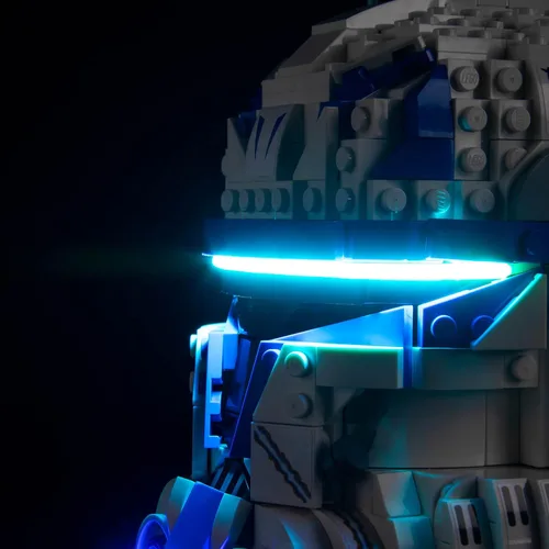 Vista 2 de Kit de luces LED para Lego Captain Rex 75349 Juego de iluminación de conexión USB compatible con Lego 75349 (solo luces, sin modelos Lego)