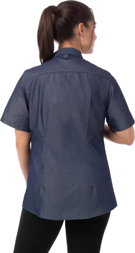 Vista 2 de Chef Works Camisa Detroit Denim para mujer
