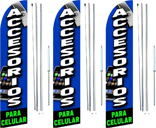 Vista 2 de OnPoint Wares Accesorios Para Celular Banderas - Paquete de 2 (accesorios no incluidos) S
