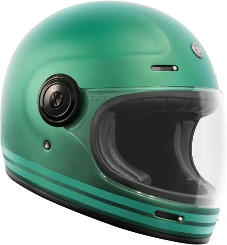 Vista 8 de TORC T1/Newport - Casco de moto de fibra de vidrio de cara completa aprobado por DOT y ECE