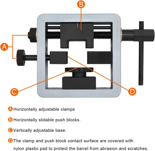 Vista 2 de Kingson Herramienta empujadora de visión, herramienta universal de visión trasera para Glock /1911/Shield/Sig, nueva edición de la herramienta