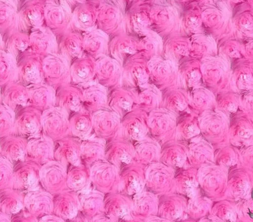 Vista 20 de Tela Minky Rosebud Almond / 58 pulgadas de ancho/vendido por The Yard
